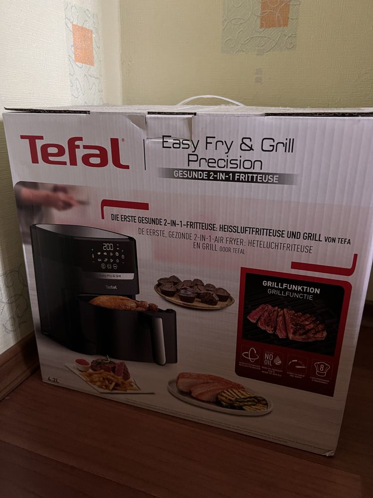 Фритюрниця Мультипіч Гриль Tefal EY5058 Easy Fry & Grill Precision