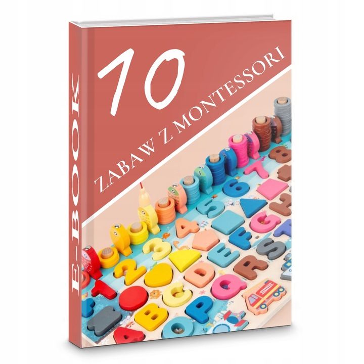 Koraliki Klocki Drewniane Do Nawlekania Montessori Edukacyjne Duży Zes
