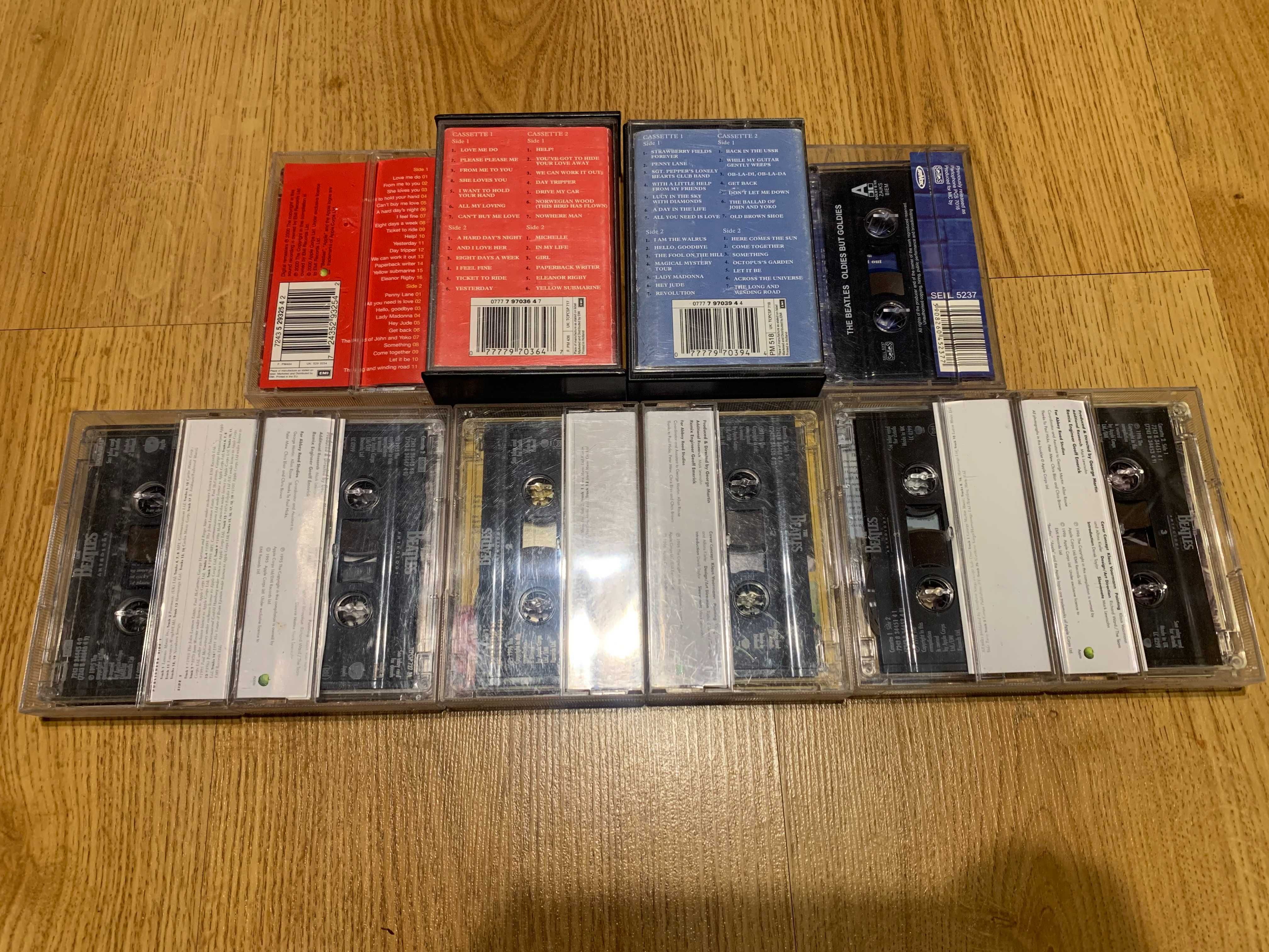 Zestaw 12 kaset magnetofonowych - The Beatles