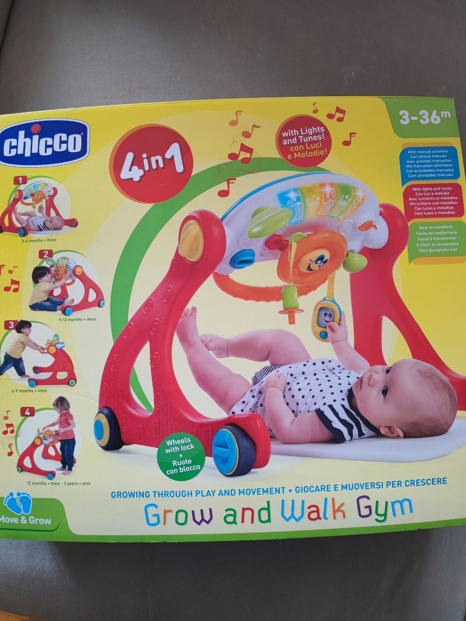 Ginásio + Andador Cresce e Caminha Chicco