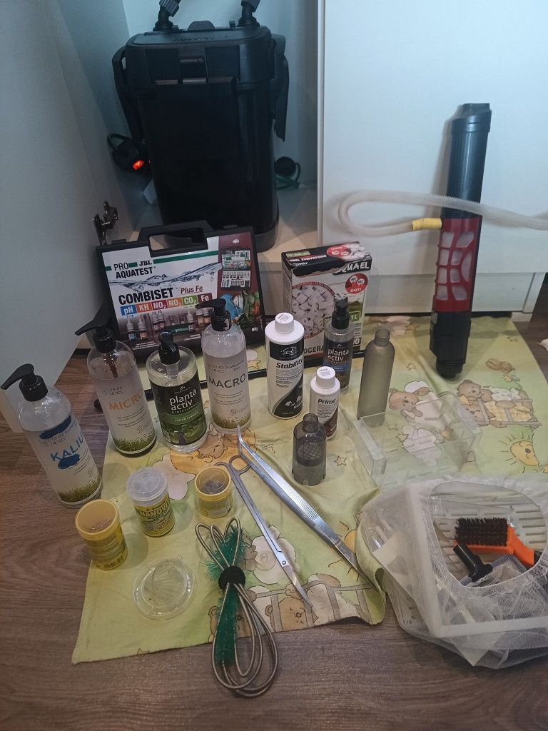 Akwarium 160l z szafką i z całym sprzętem
