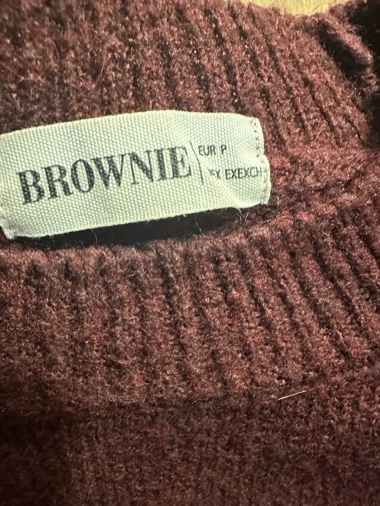 Camisola malha brownie
