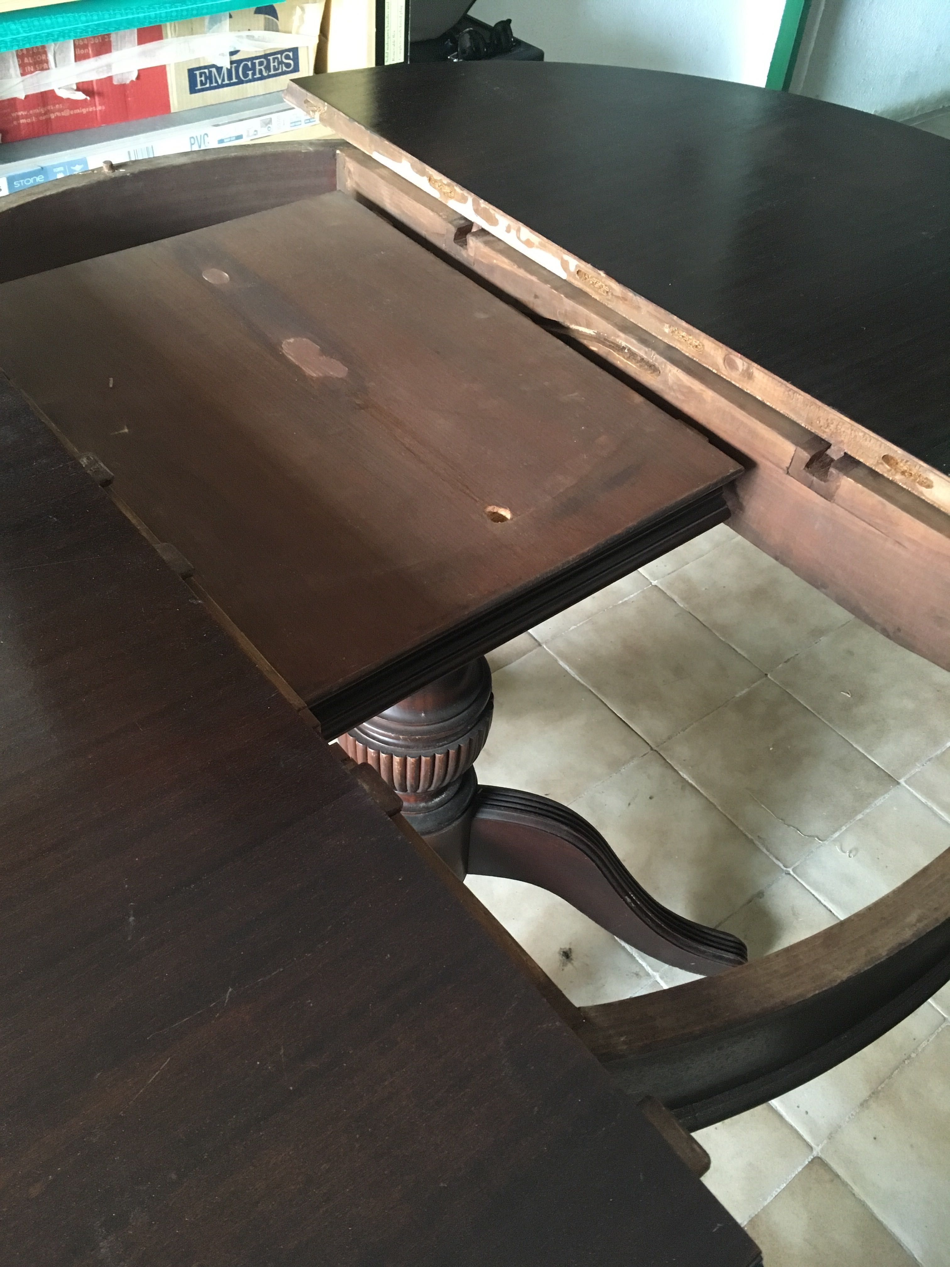 Mesa de jantar madeira extensível até 1,5m