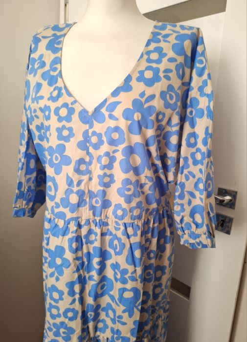 Długa bawełniana sukienka