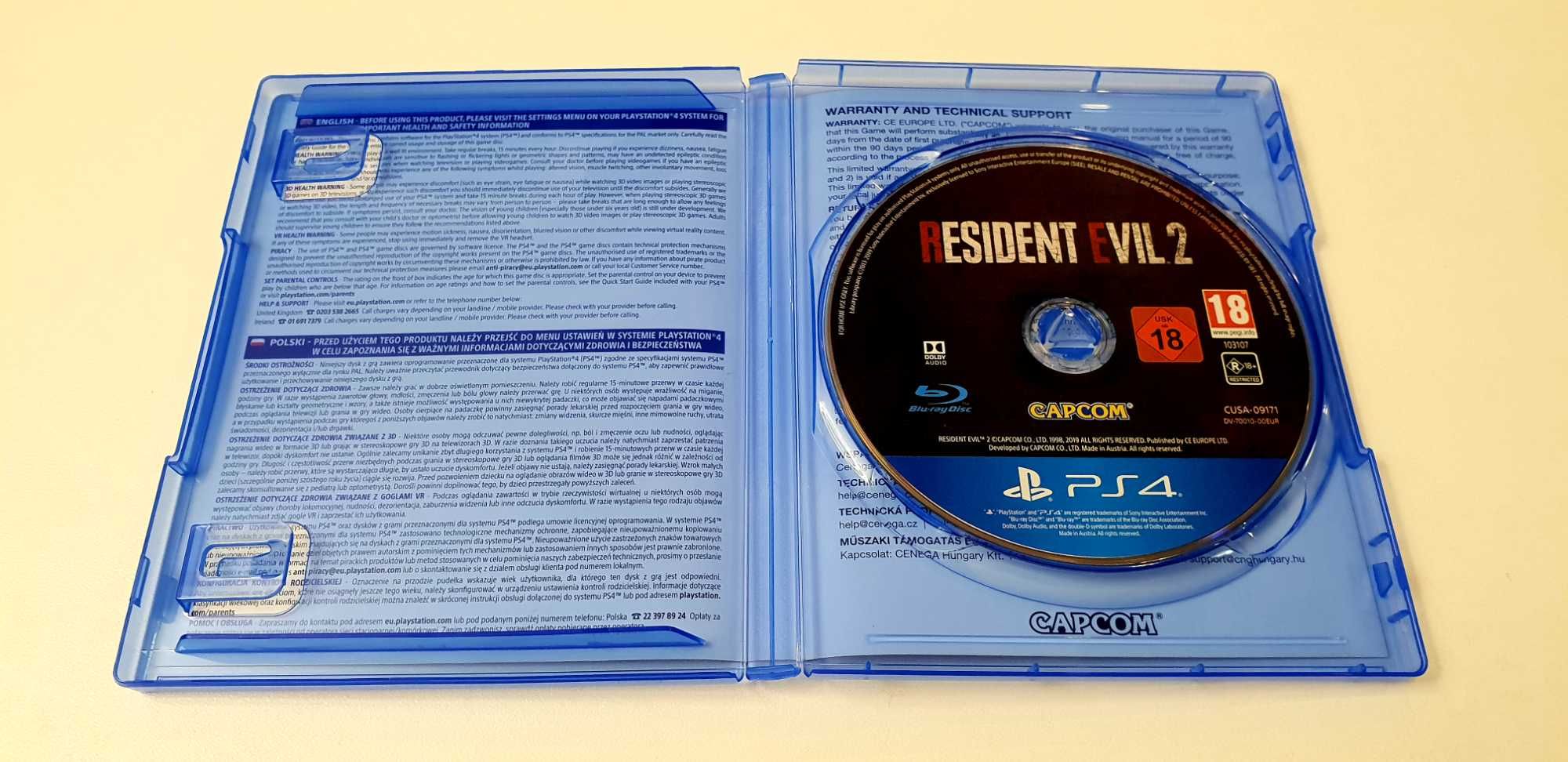 Gra Resident Evil 2 II Remake PL PS4 PS5 Playstation 4 5