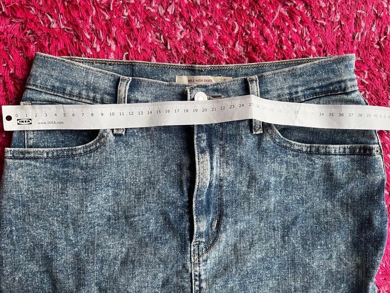 Levi’s Levi Strauss & CO mile high skirt spódniczka jeansowa