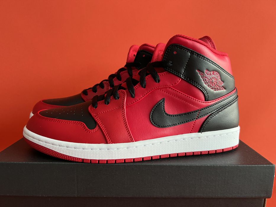 Jordan Air 1 Mid 554724–660 чоловічі кросівки розмір 45 29cm NEW USA