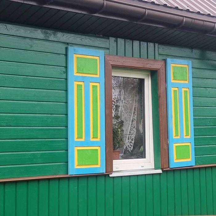 Okiennice drewniane rustykalne stary styl solidne dowolny wymiar