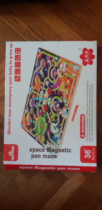 Дерев'яний магнітний лабіринт Космос прибульці іншопланетяни