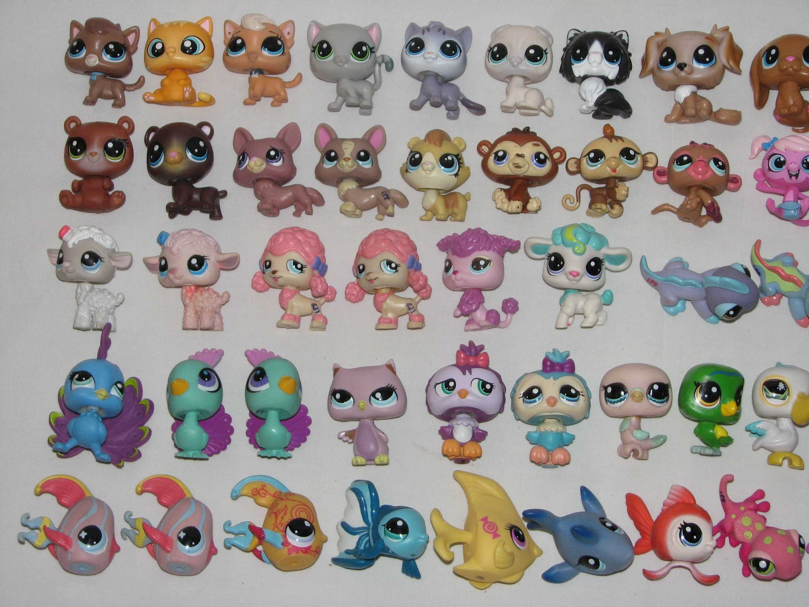 Littlest Pet shop LPS pies, kot, ptak, ryba, owca, małpa i inne