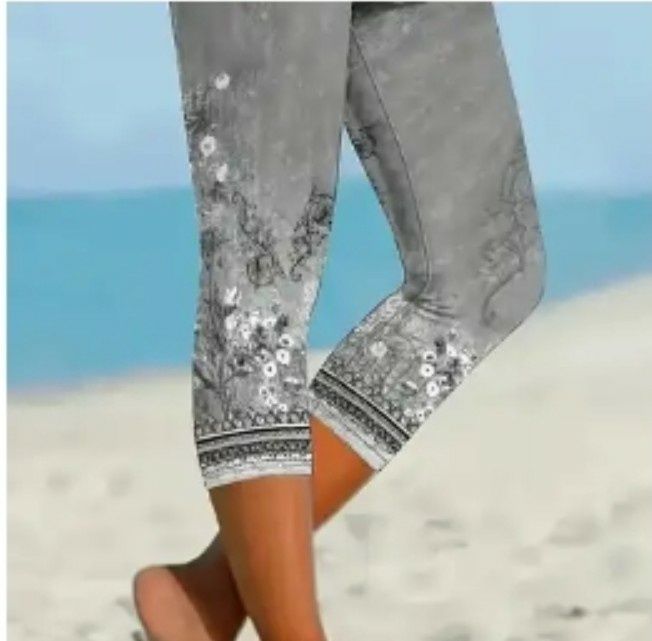 Legginsy 3/4 elastyczne r.L nowe