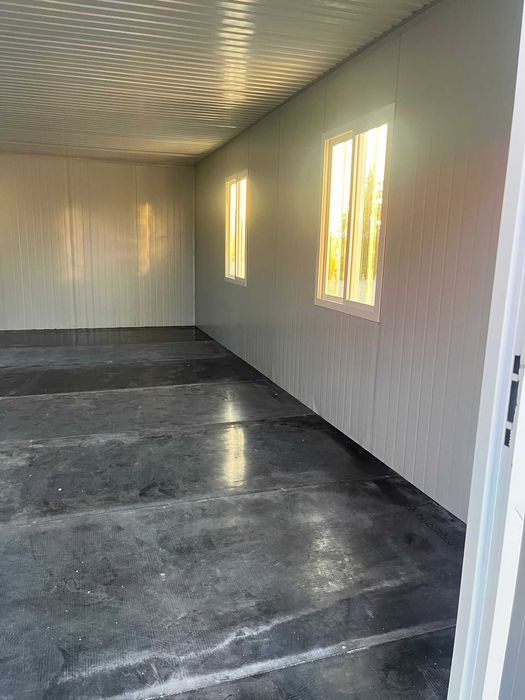 Kontener 32m² – biuro/magazyn/socjal, ocieplany