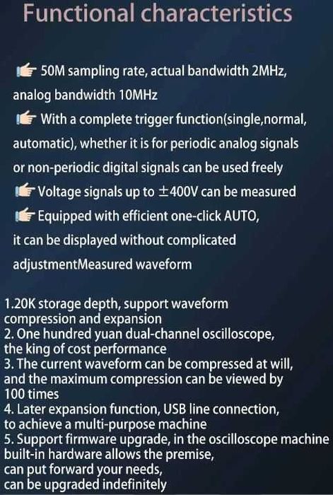 Dwukanałowy oscyloskop SCO-2-10M