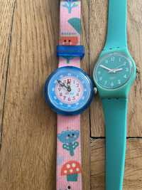 Дитячі годинники swatch та flik flak