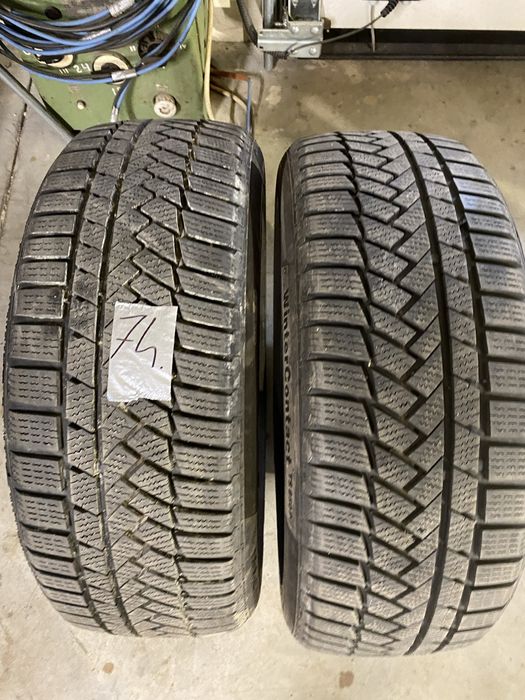 74. Opony zimowe continetal  winter contact 205/50r17 dwie sztuki