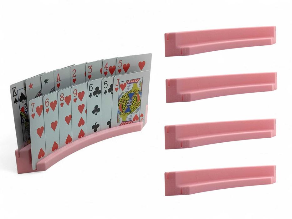 Zestaw 4szt Stojak na karty do gry Uchwyt Podstawka Organizer do kart