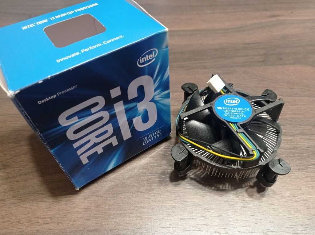 Chłodzenie procesora, wentylator, radiator 0,17A Intel Core I3 - nowy