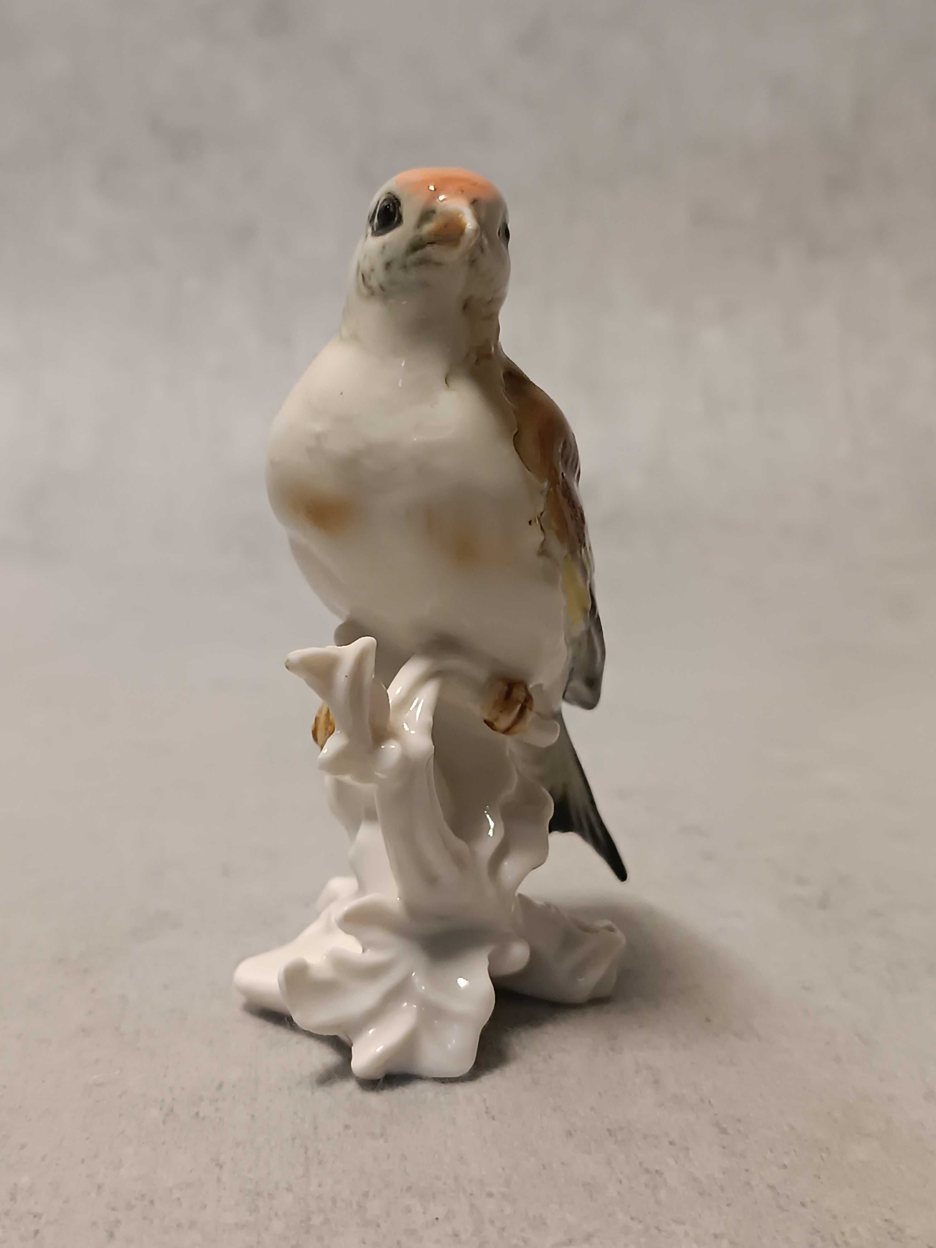 KARL ENS Porcelanowy Ptak Szczygieł VOLKSTEDT Niemcy