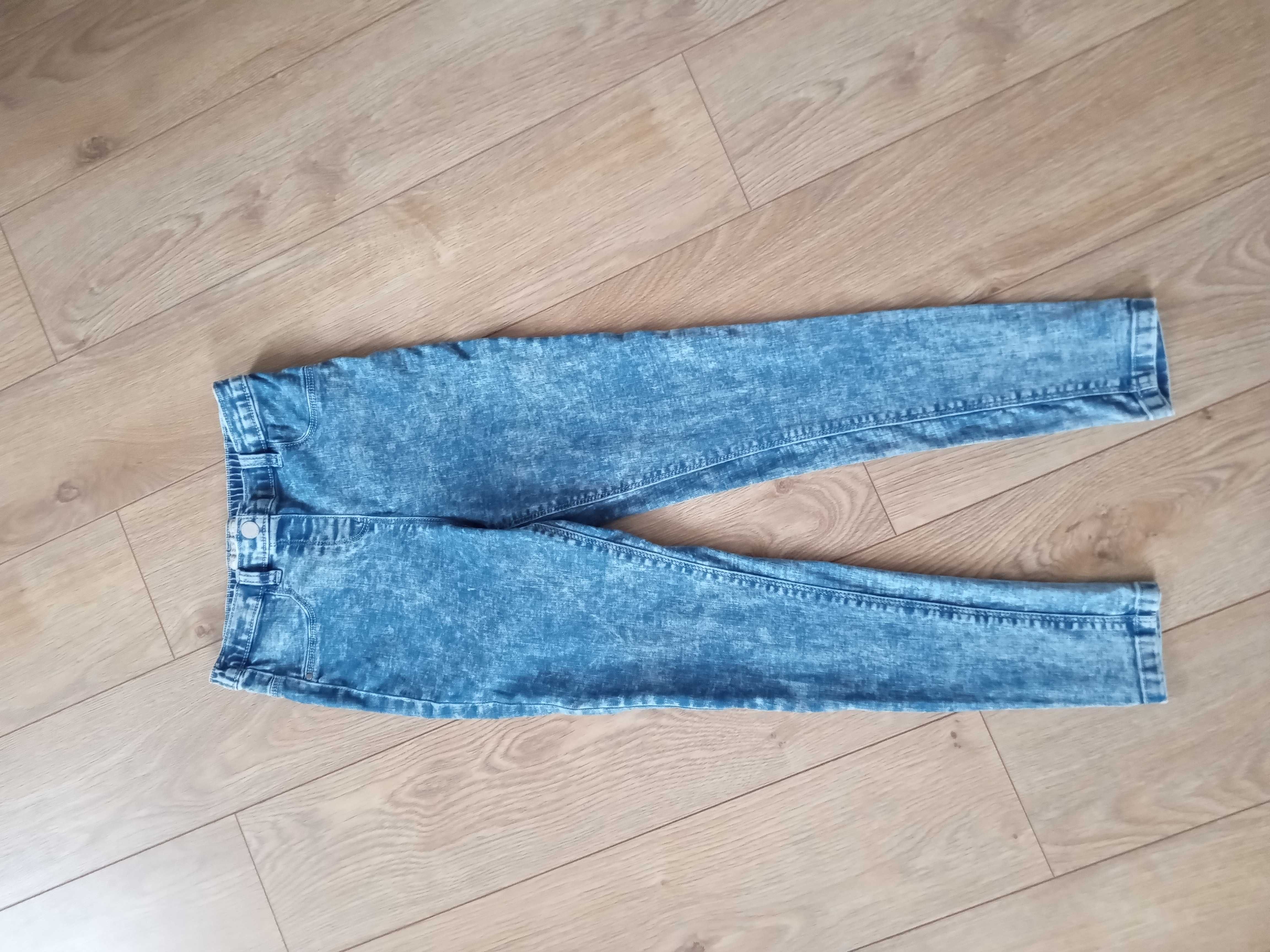Spodnie dżinsowe dziewczęce 146