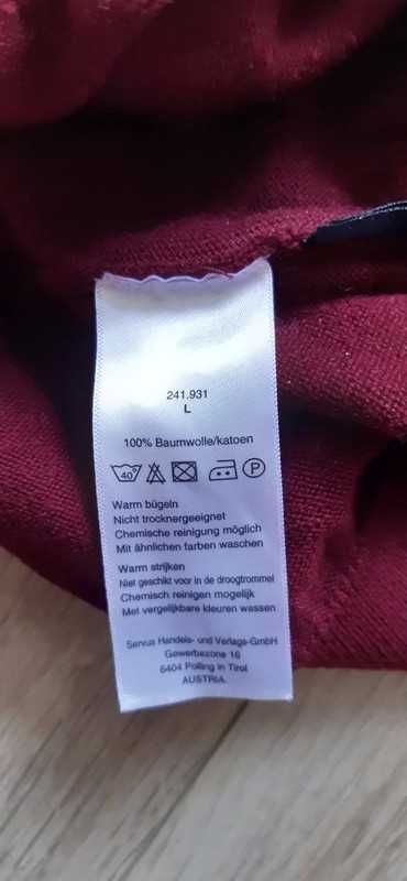 Męski bawełniany sweter rozmiar L marki Otto Kern