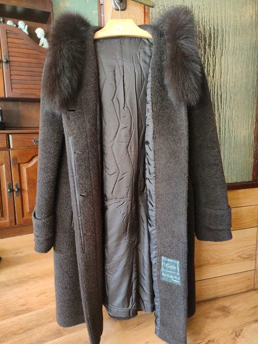 Płaszcz damski LADY wysoka jakość wełny, rozmiar M