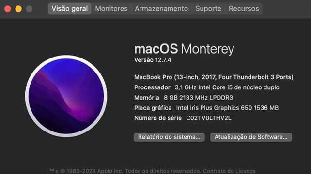 MacBook Pro 2017 13 inch