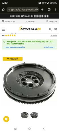 Nowe Koło Dwumasowe Insignia, Opel