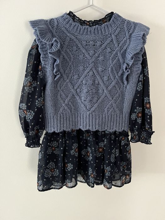 Vestido e colete Mayoral 2 anos