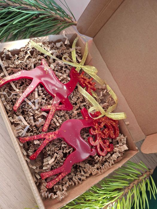 Najpiękniejsze świąteczne ozdoby Renifery 2szt