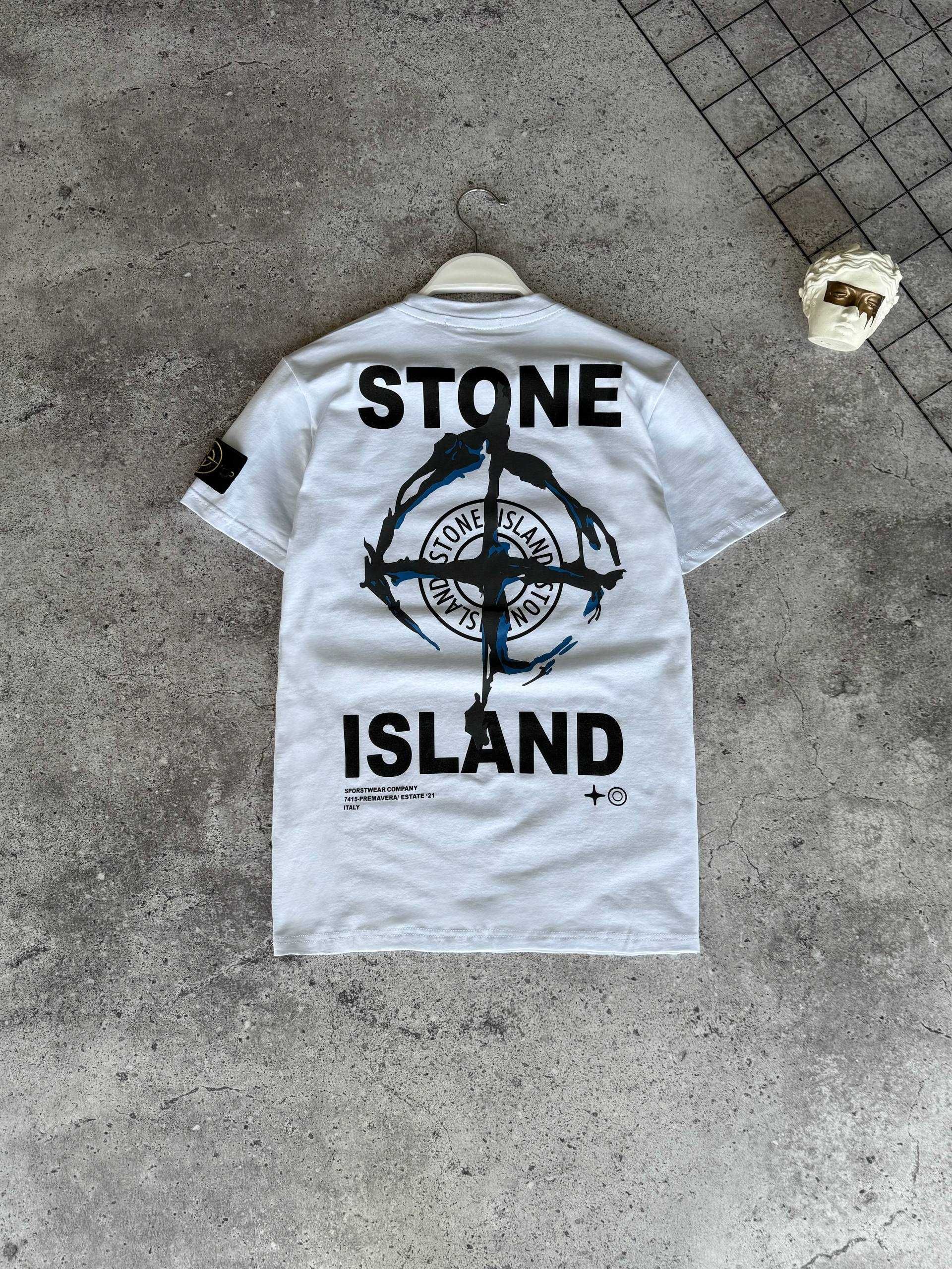 Люкс, 3 Цвета, Футболка Stone Island