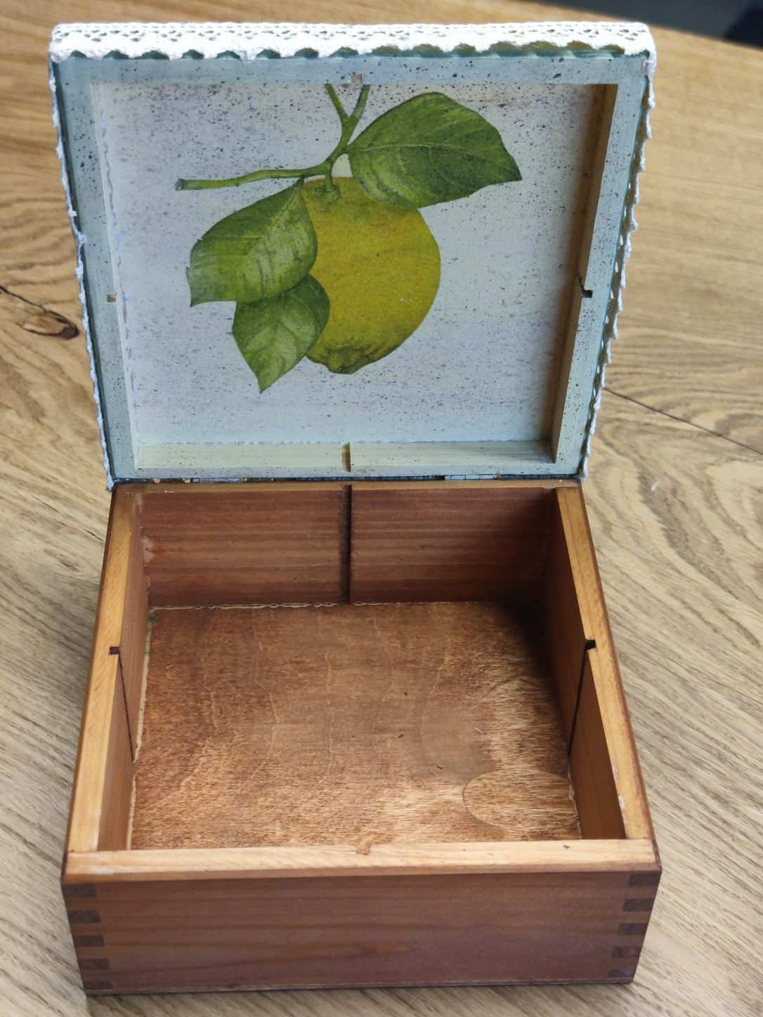 Pudełko pojemnik herbaciarka na prezent Nowe