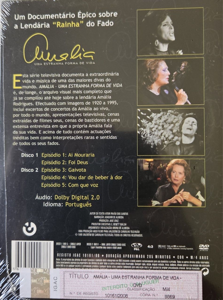 DVD Amália – Uma Estranha Forma de Vida