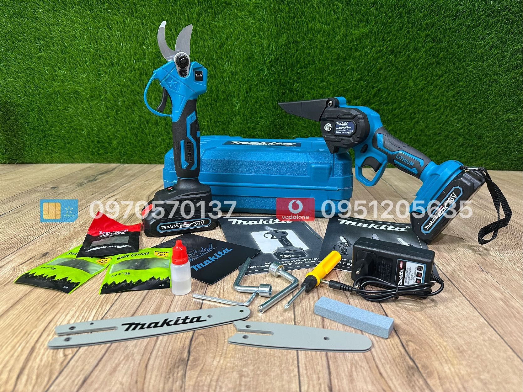 Набір 2/1 Makita Міні пилка BCS36V + Секатор DMT50BL 36V 6Ah садовий