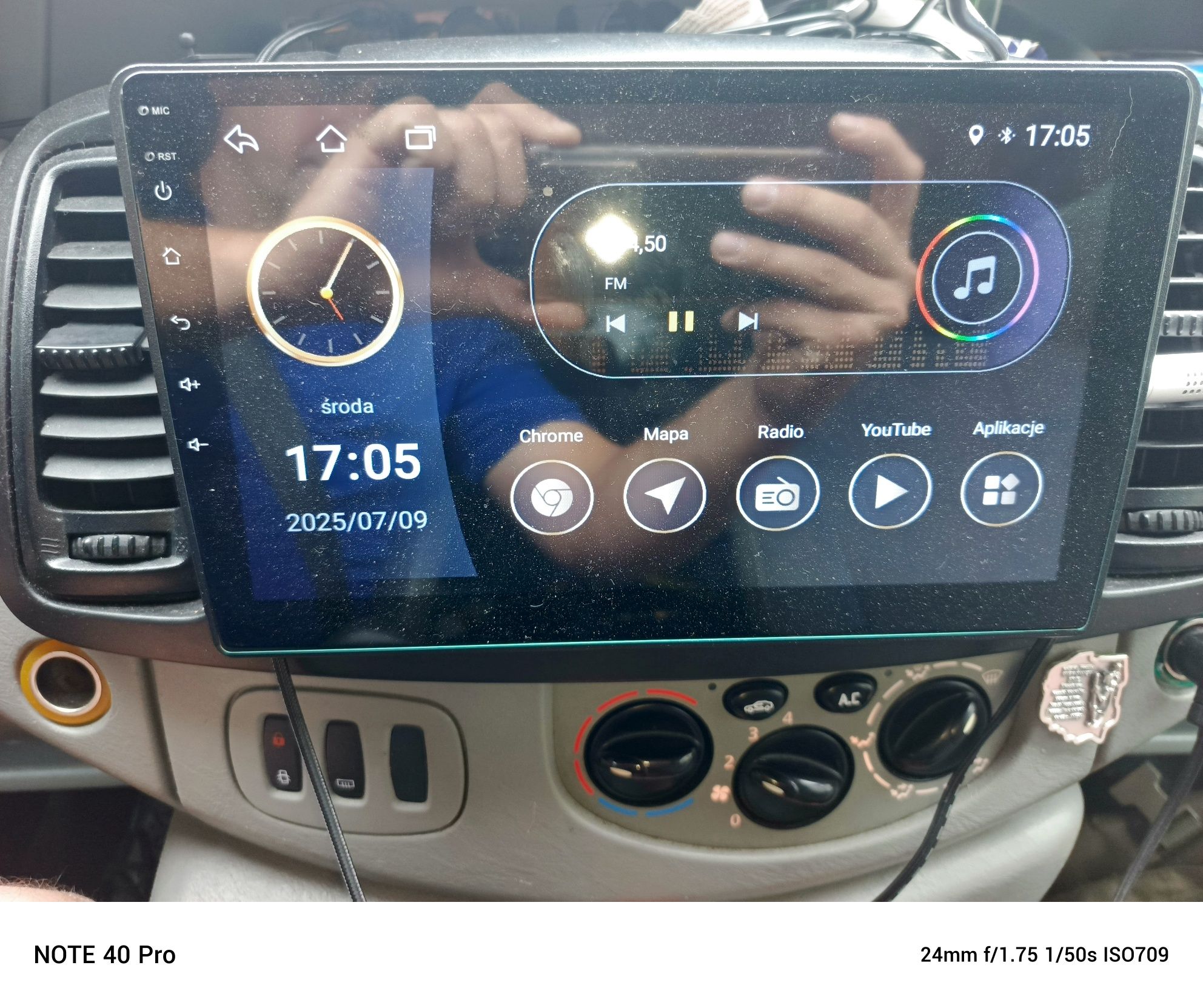 Radio chińskie android 10 cali