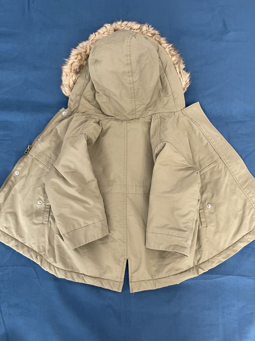Kurtka ZARA 18-24 92cm kolor khaki