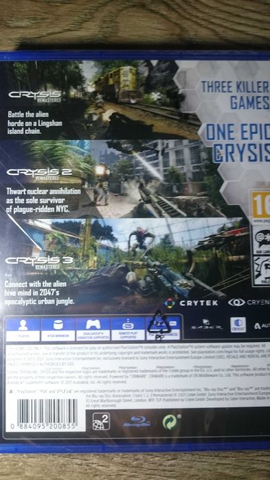 NOWA Crysis trilogy trylogia ps4 playstation 4 call of duty battlefiel