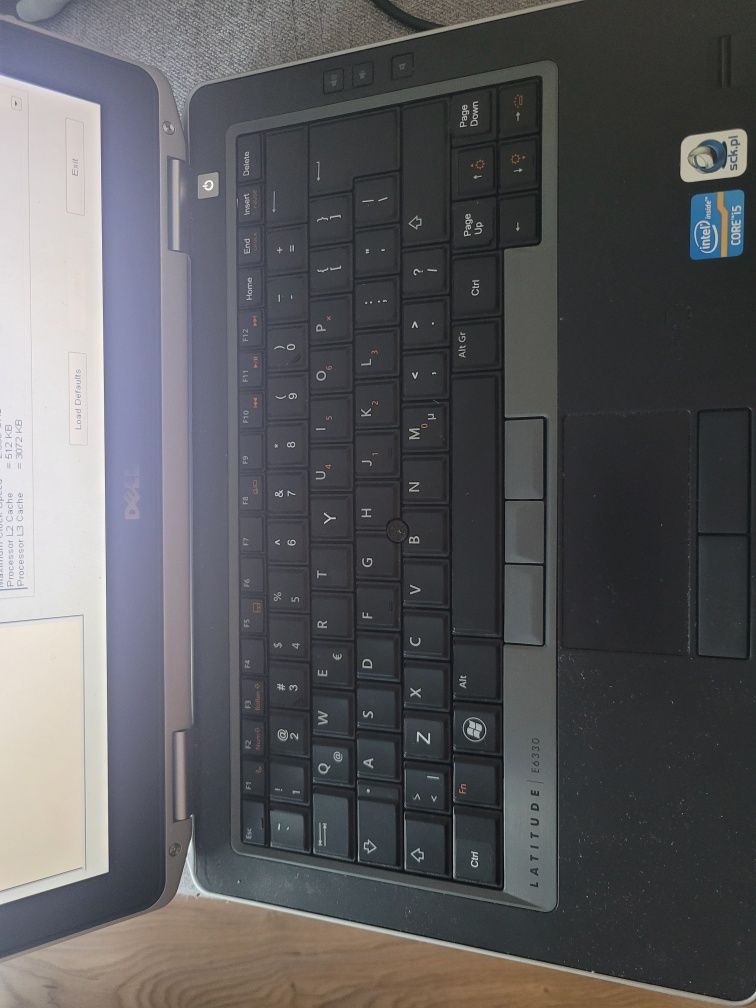 Dell e6330 uszkodzony na czesci