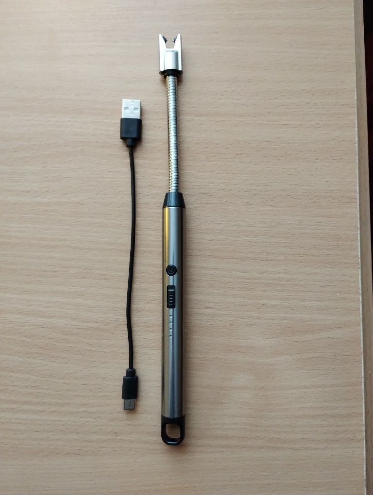 Електронна дугова п'єзозапальничка з АКБ на USB Type-С