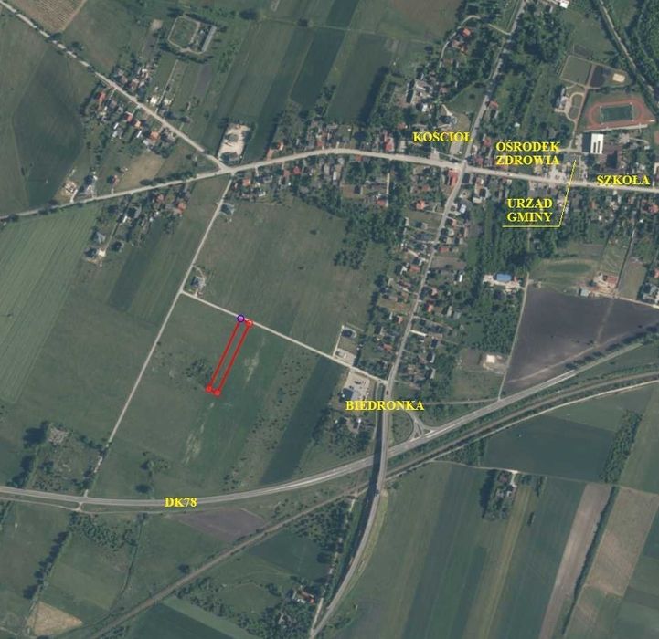 Działka budowlano - przemysłowa