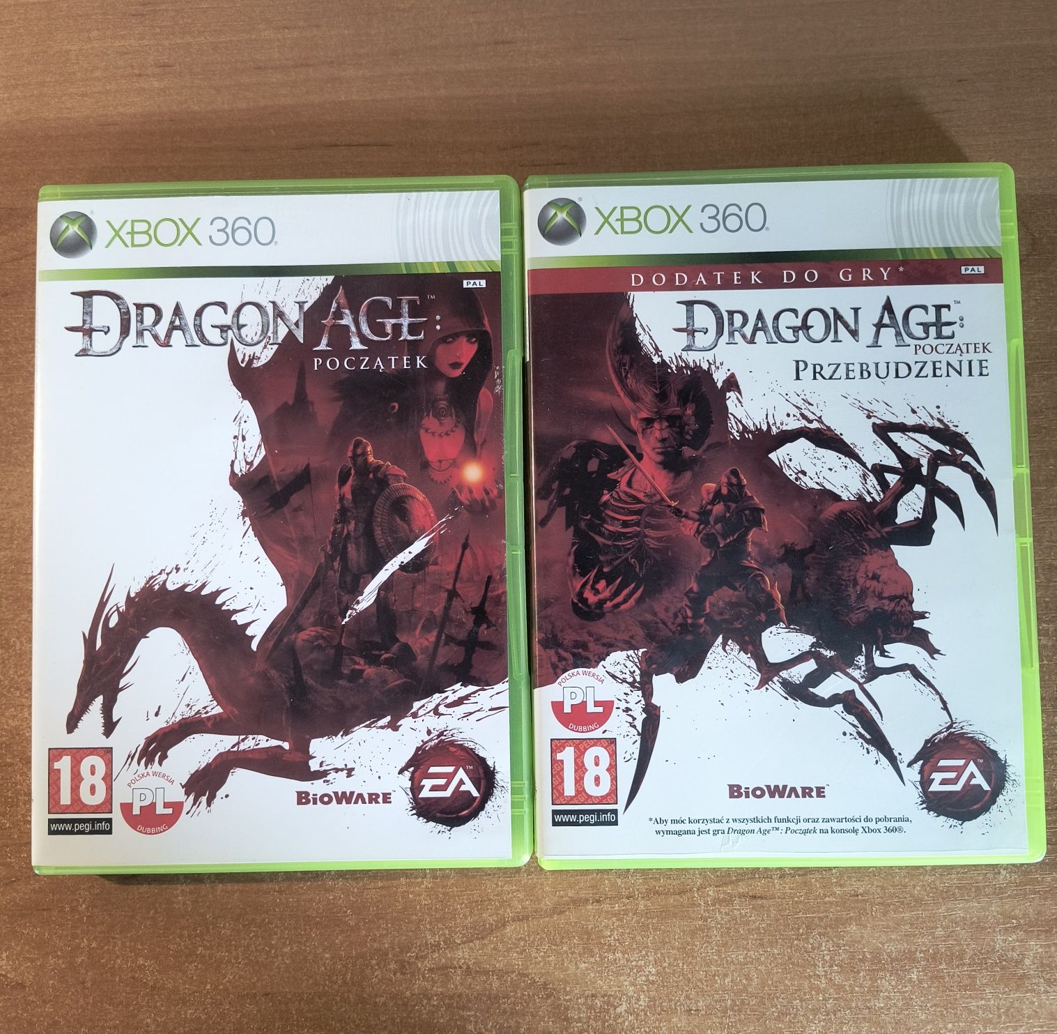 Dragon Age Początek PL + Przebudzenie PL Xbox 360