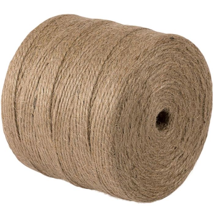 Sznurek JUTOWY naturalny ozdobny PAKOWY 2mm 4kg 2000m na DRAPAK MOCNY