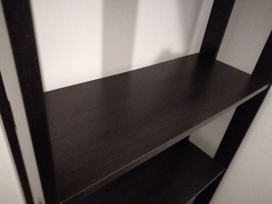 Regał IKEA Laiva brązowo-czarny 165 cm x 62 cm