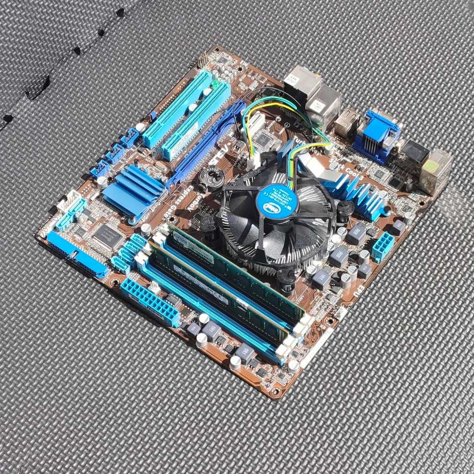 Płyta Główna Asus + Procesor Intel + 8 GB RAM DDR3 Zestaw Komputerowy