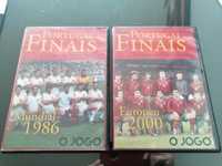 2 Dvds Coleção Portugal nas finais, Mundial 1986, Europeu 2000