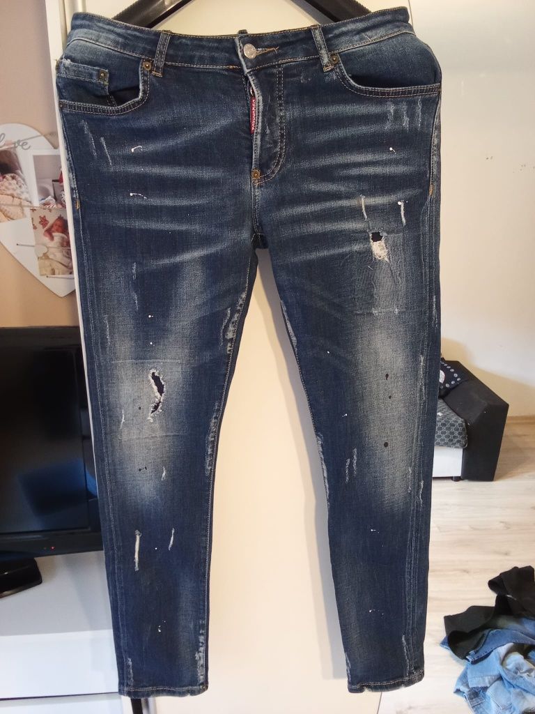 Oryginalne jeans męskie dsquared2 legit westiaire collective