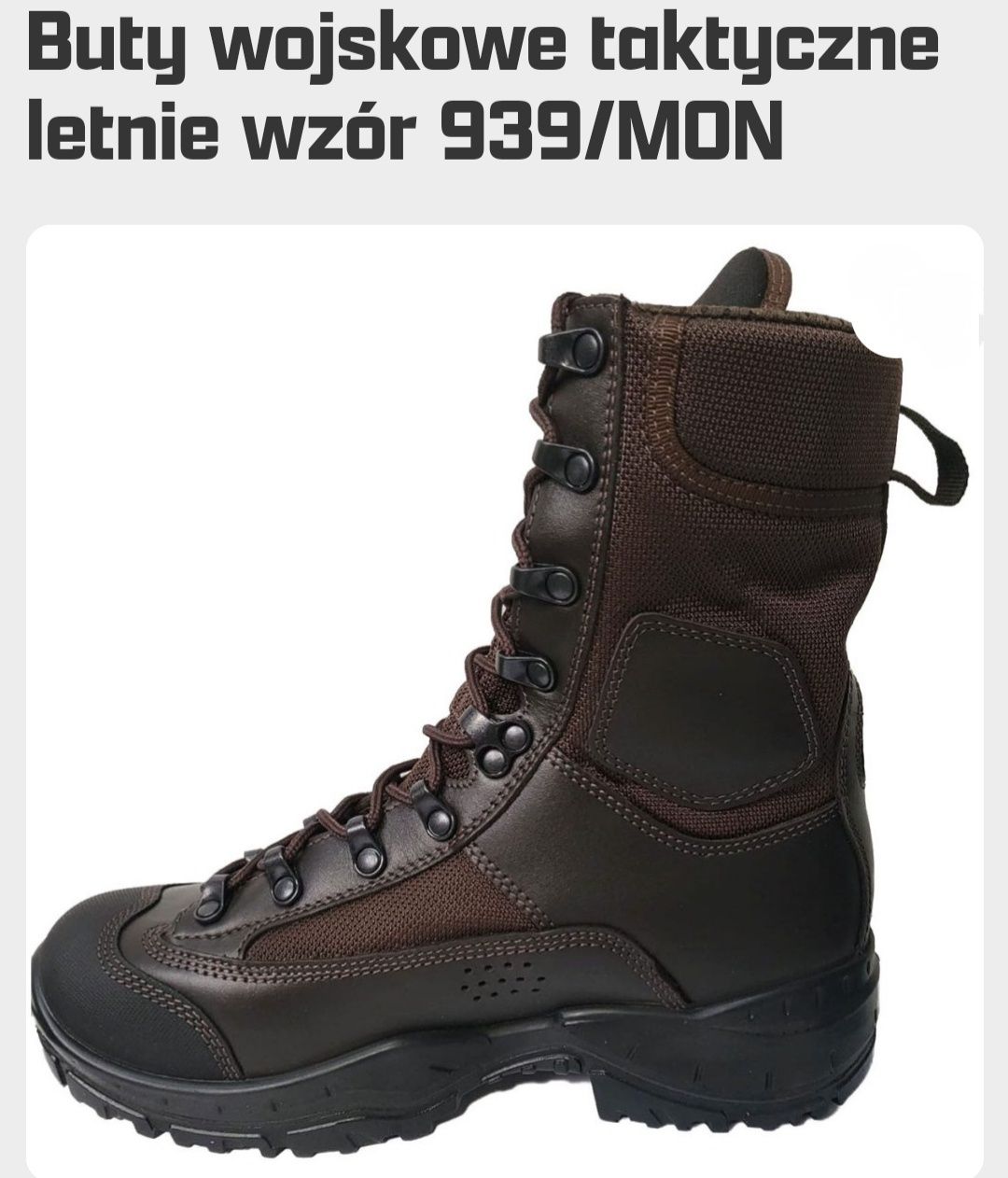 Sprzedam buty wojskowe wzór obowiązujący 939