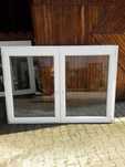 Okno Okna dwuszybowe plastikowe 183,5cm  2x tarasowe 102cm