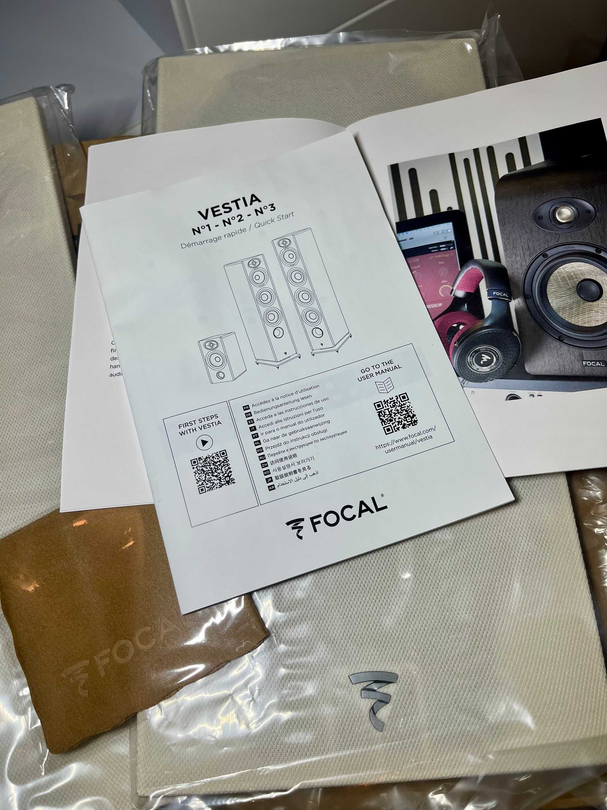 Kolumny Focal Vestia N°1 podstawkowe made in France nowe.
