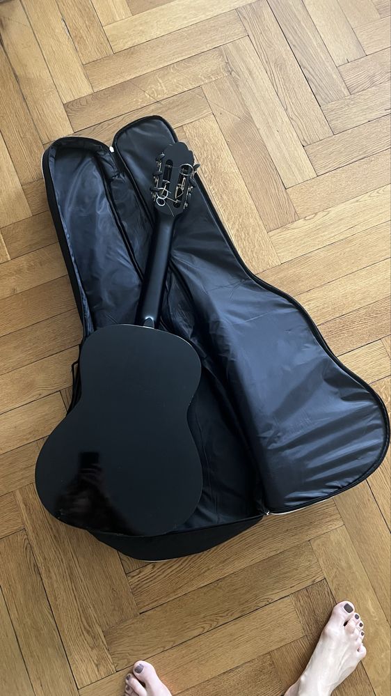 Gitara 1/2 Gewa student, czarne laminowanie