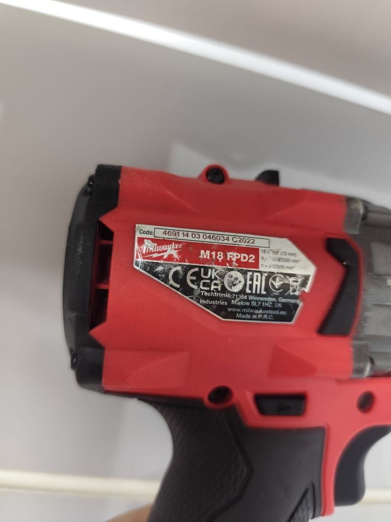 Milwaukee M18 ONEDD2 шуруповерт з ударом безщітковий акумуляторний Міл